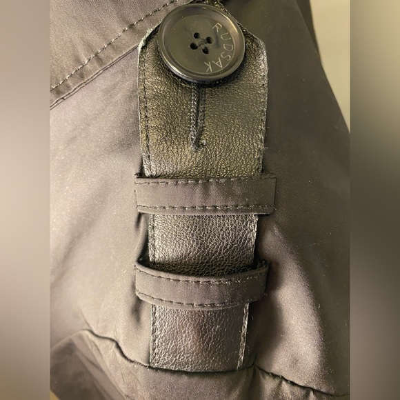 SOLD ✅ Rudsak Mens Classic Trench military style Jacket Size Small - Picture 3 of 7